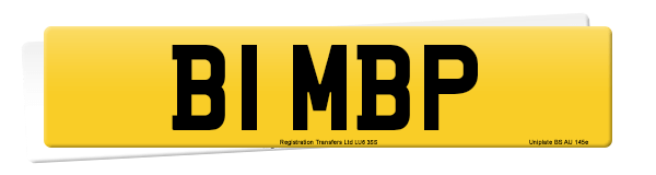 Registration number B1 MBP
